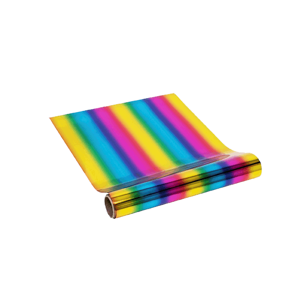 Arcoíris Reactivo 3 mts Foil Multicolor