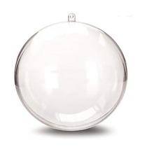 Esferas Transparentes Navideñas Armables 14cm