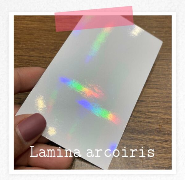 Laminado Holográfico Arcoíris 30 cm ancho